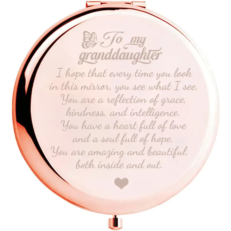 Timeless Love Reflections: Granddaughter's Radiance Compact