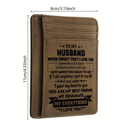 Husband - Leather Wallet