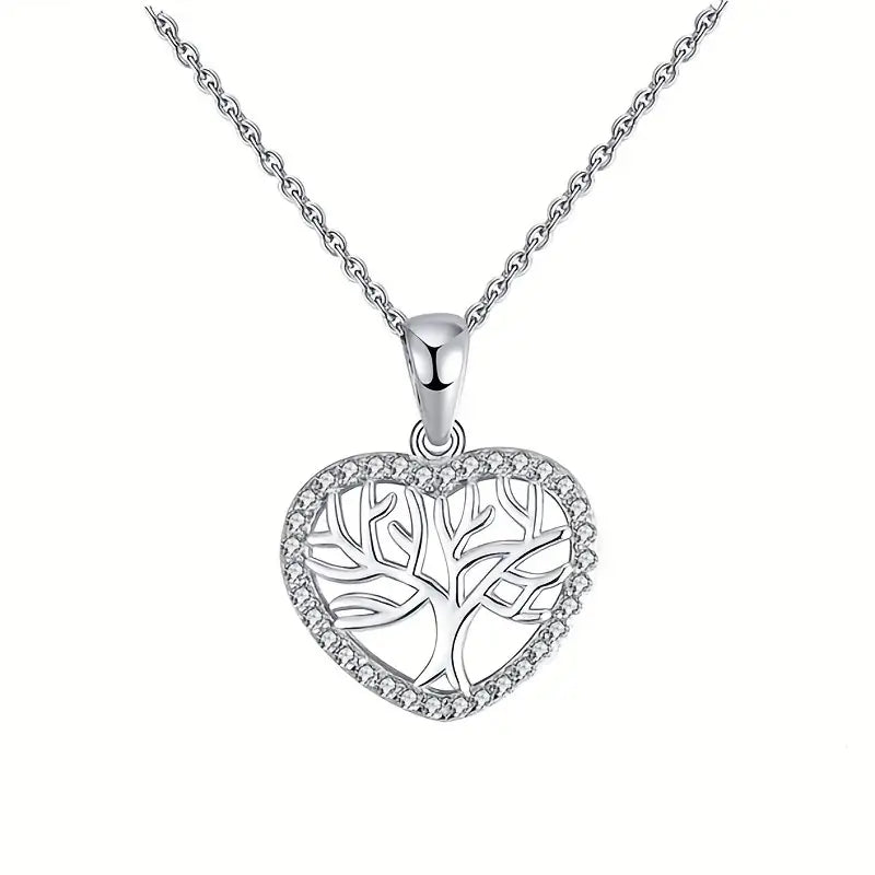 Sterling Radiance Tree Elegance Necklace